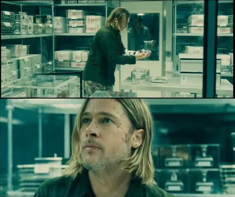 In World War Z, Brad Pitt's character doesn't know what pathogen to