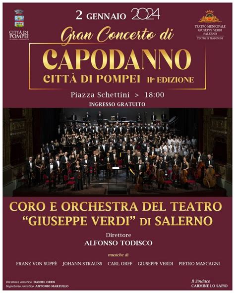 Gran Concerto Di Capodanno A Pompei 2024