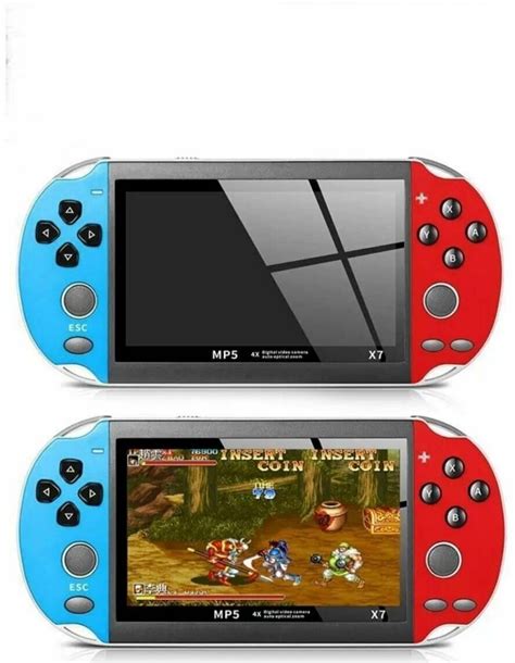 Портативная игровая приставка psp с ретро играми от денди, sega, ps1 ...