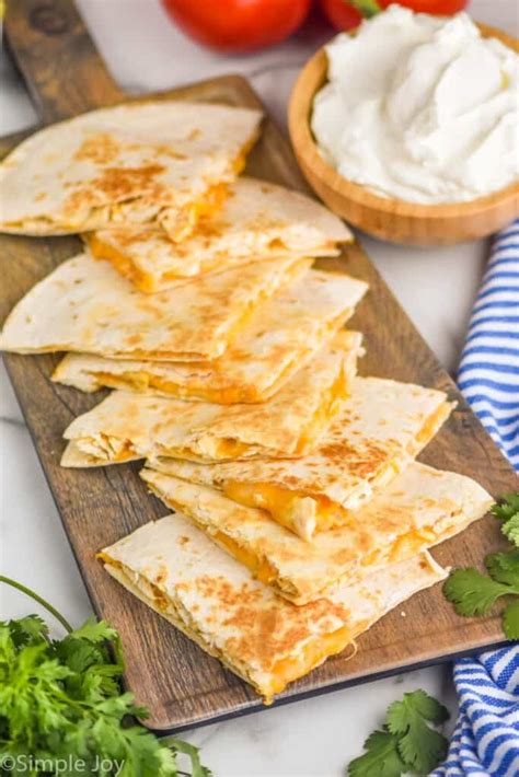 Taco Bell Chicken Quesadilla - Simple Joy