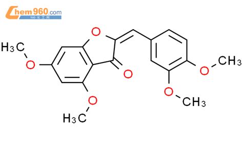 23053 69 2 Z 2 3 4 Dimethoxybenzylidene 4 6 Dimethoxybenzofuran 3 2h Onecas号 23053 69 2 Z