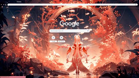 Sangonomiya Kokomi Chrome Theme Themebeta