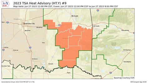 Noaa Weather Alerts On Twitter Tsa Continues Heat Advisory Valid