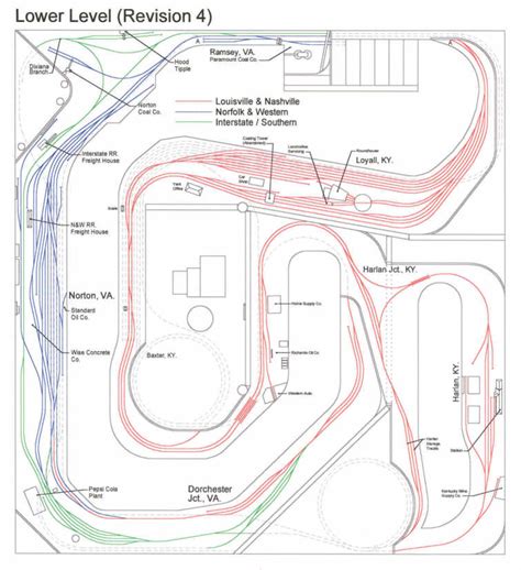 Landn Cv Sub Track Plan Ho Appalachian Railroad Modeling