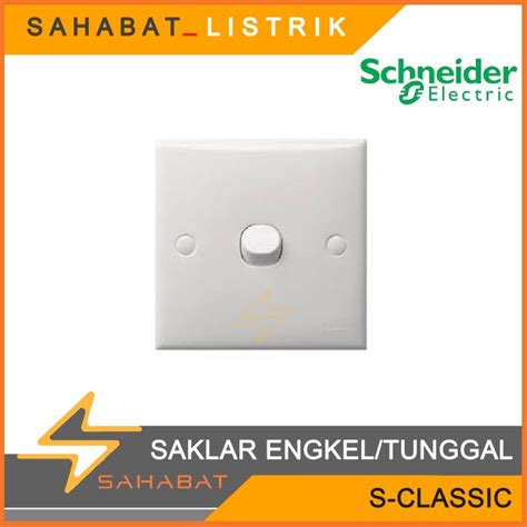 Jual Schneider Saklar Engkel Tunggal S Classic Clipsal E Jakarta