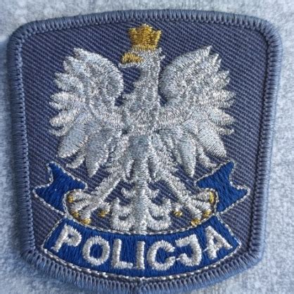 Naszywka Emblemat Policja Z Czapki Garnizonowej Warszawa Kup Teraz