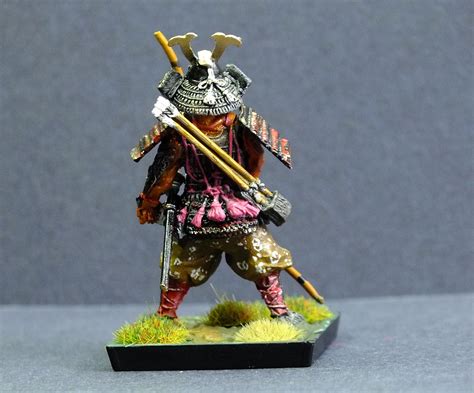 Samurai Archer In 28mm Metal Scale Painted By Bob Hornsby Miniature