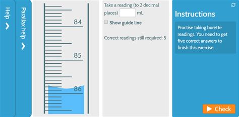 LearnSci LabSim: Titration Burette Reading