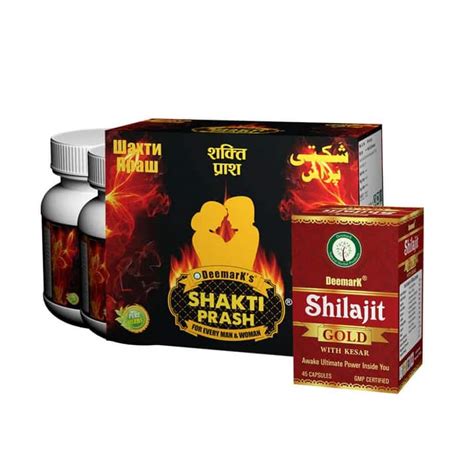 Stamina Booster Shakti Prash And Shilajit Gold Combo Buy Now Deemark