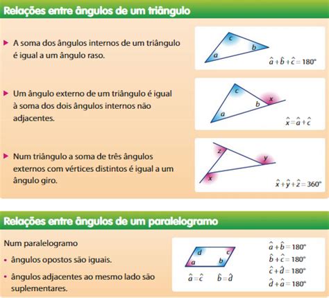 Triângulo Com Lados Paralelos - SEMPRE A MATHEMATICAR...COM MÚSICA: Relações entre ângulos e lados de ...
