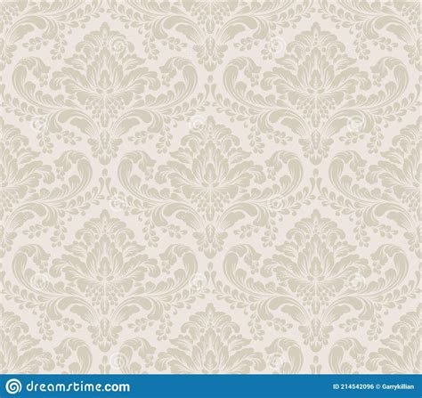 Damask Seamless Pattern Element Vector Classical Luxury Old Fashioned