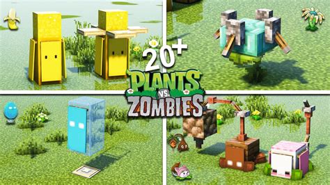 Part 2 Of Plants Vs Zombies Build In Minecraft Youtube