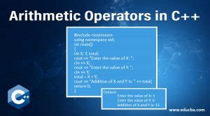 Arithmetic Operators in C++ | Top 7 Arithmetic Operators in C++