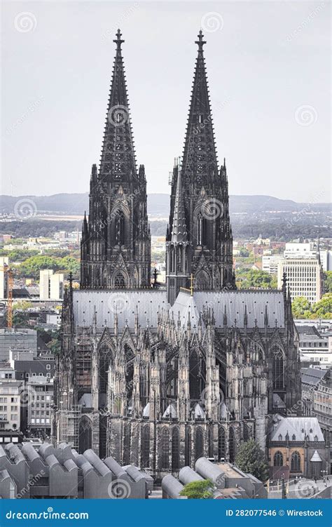 Vertical Shot Of The Historic Gothic Koelner Dom Cathedral In Cologne
