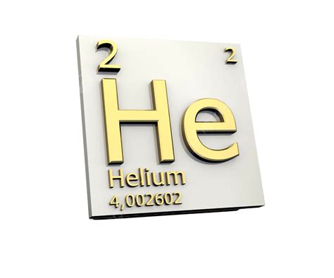 Helium Atomic Symbol