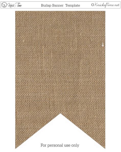 Rustic Burlap Banner Letters Knick Of Time Worksheets Library