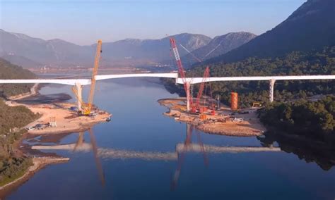 Video Incredible Engineering Feat Of Two New Bridges That Connect To