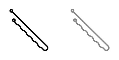 Bobby Pin Icon 47089211 Vector Art At Vecteezy