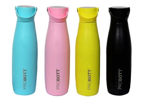 Stainless Steel Probott Trendy Vacuum Flask Hot And Cold Water Bottle Ml At Rs In