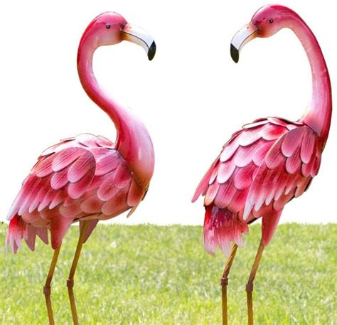 Flamingo Yard Art