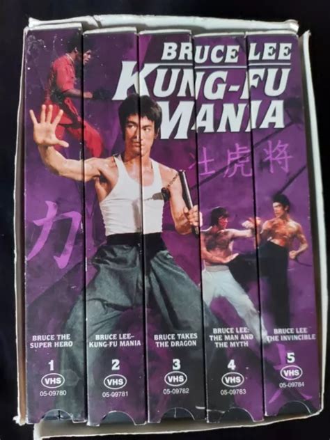 BRUCE LEE KUNG FU Mania Collector 5 Series VHS Box Set 18 67 PicClick UK