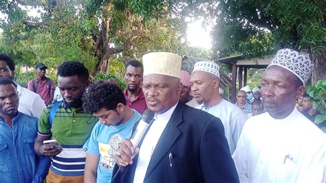 MUFTI NA SHEIKH MKUU WA TANZANIA ASHIRIKI MAZISHI SHEIKH IBRAHIM