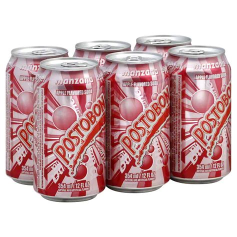 Postobon Apple Flavored Soda 12 oz Cans - Shop Soda at H-E-B