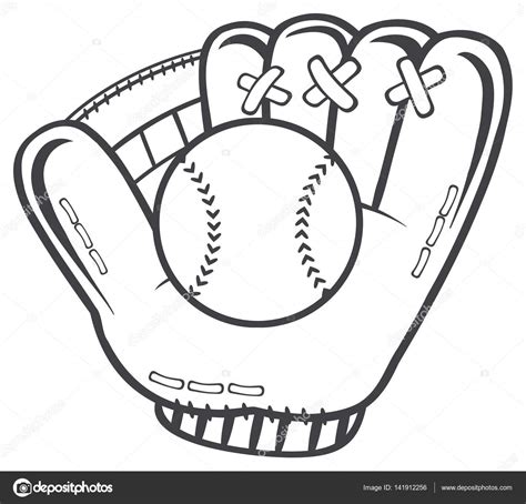 Baseball Glove And Ball Clip Art