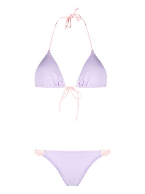 Reina Olga Triangle Shape Bikini Set Farfetch