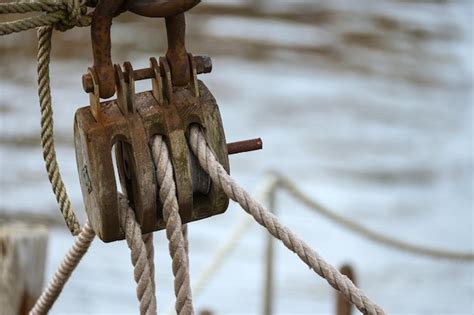 Premium Photo Close Up Of Rope Tied On Rusty Metal