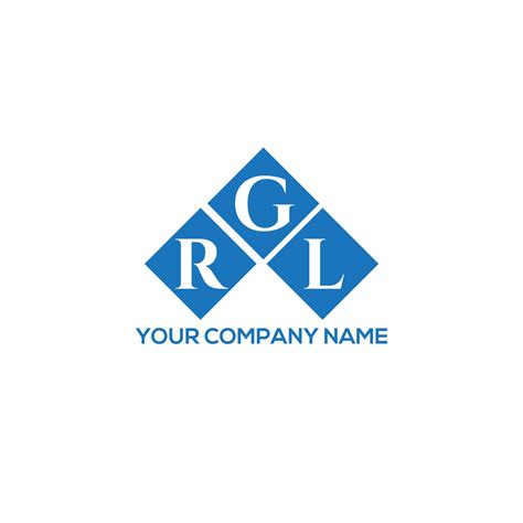 Rgl Letter Logo Design On White Background Rgl Creative Initials