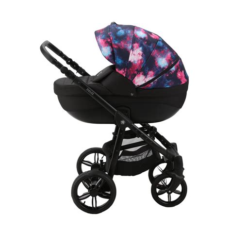 Детска количка 3 в 1 Adamex Neonex Dolce Be2Me DL26, Storm Blue/Black ...