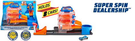 Amazon Hot Wheels Super Spin Dealership Toys Games