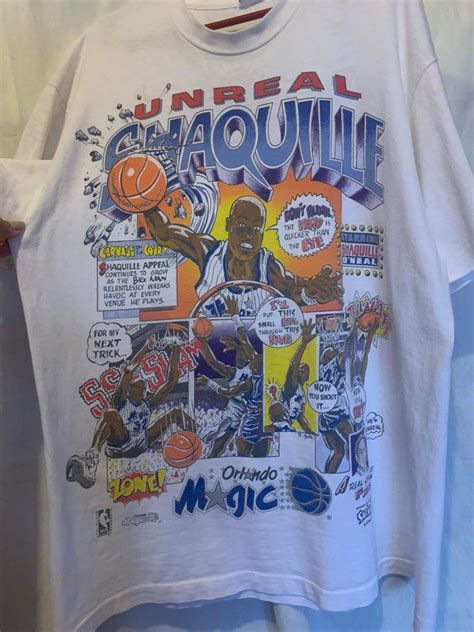 Vintage Salem Nba Shaq Orlando Magic Comic Caricature T Shirt On Carousell