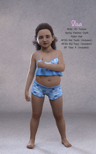 Amber S Friends Third Grade 3d Models For Daz Studio And Poser