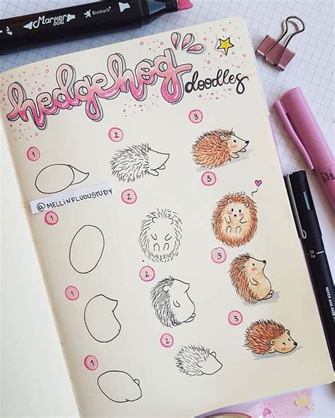 Bullet Journal Drawing Ideas For Beginners Bujoing