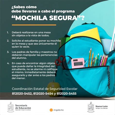 Programa Mochila Segura continuará en Nuevo León News Report MX