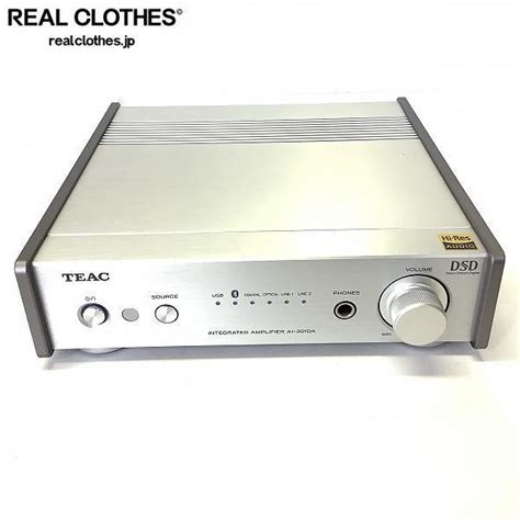 【目立った傷や汚れなし】teac ティアック Ai 301da S シルバー Dac搭載ステレオプリメインアンプ 000の落札情報詳細