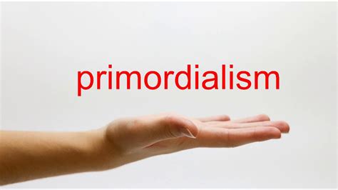 How to Pronounce primordialism - American English - YouTube