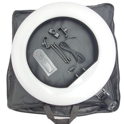 ᐉ Лампа кольцевая Ring Light RL-21 LED 55 см 55 W с штативом 2 м ...