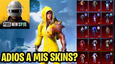 LLEGA PUBG MOBILE NEW STATE Y ADIOS A TODAS MIS SKINS NUEVAS SKINS