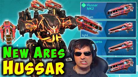 NEW HUSSAR ARES Epic Long Range War Robots Mk2 Gameplay WR YouTube