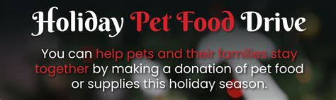 Homeward Pet Holiday Pet Food Drive