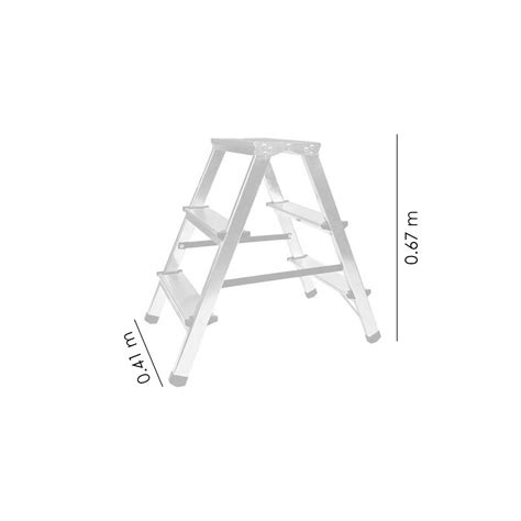 Scara Aluminiu Tronsoane Trepte Platforma Max Kg M