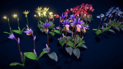 ArtStation - Flower Calypso Bulbosa | Game Assets