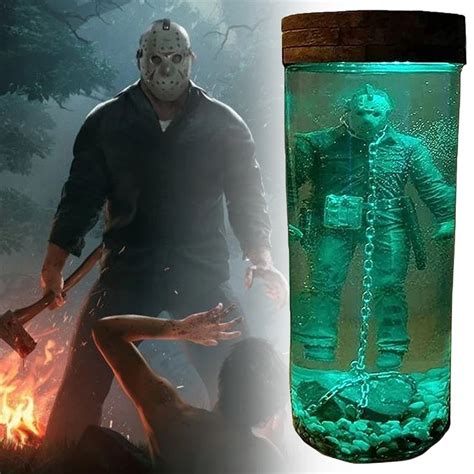 Decoraci N De L Mpara De Agua De Jason Voorhees Viernes 13 Parte 6 Estatuilla De