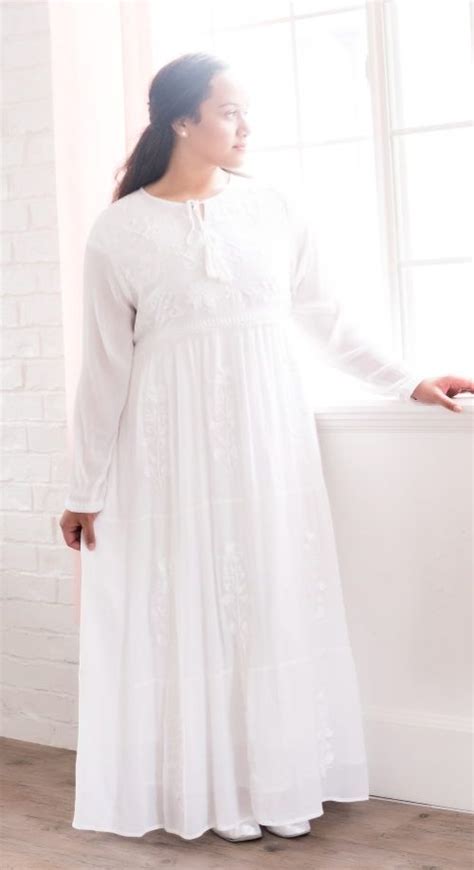 LDS Temple Clothing Women S Temple Clothes White Elegance Temple