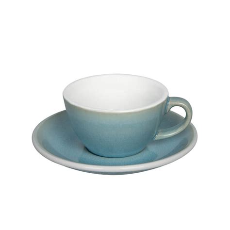 Loveramics Flat White Tasse Ice Blue Mit Untertasse