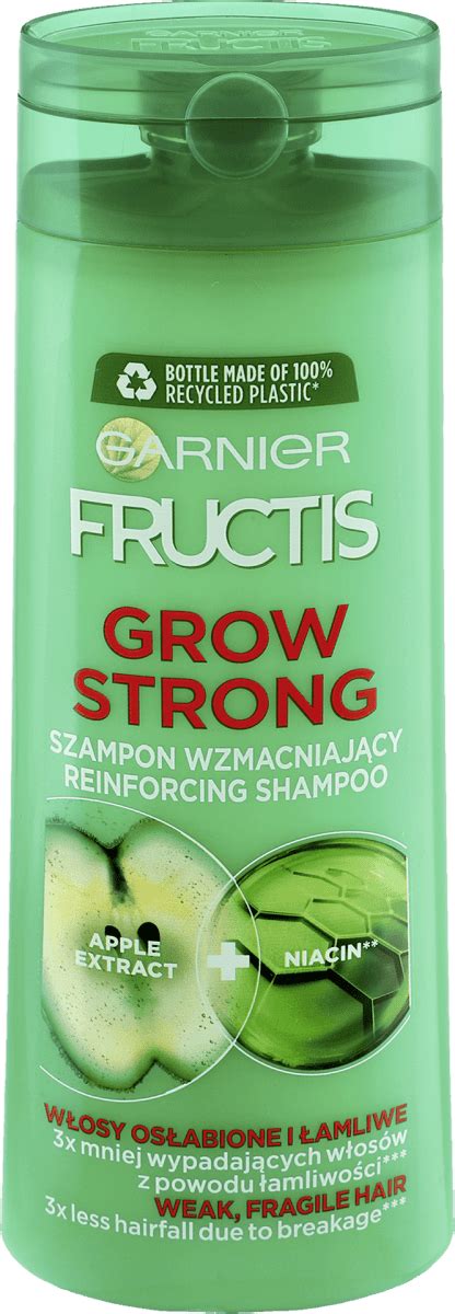 GARNIER FRUCTIS Grow Strong szampon wzmaniający do włosów osłabionych i