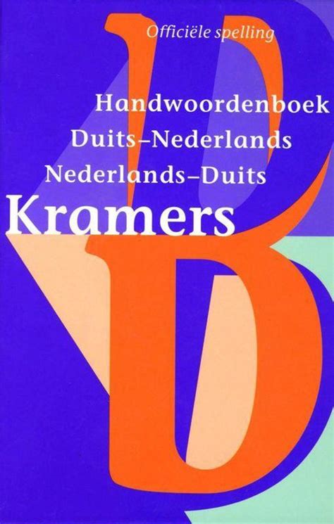 Kramers Handwoordenboek Duits Coenders Boeken Bol